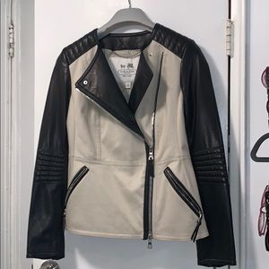 Coach women leather jacket